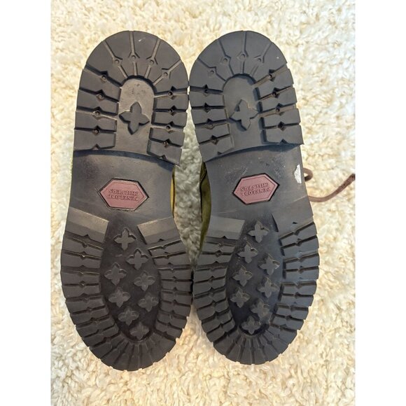 Penelope Chilvers Rodriguez Velvet & Leather Boots Moss Green NEW 37 - Picture 6 of 9